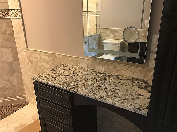 Make-up vanity area