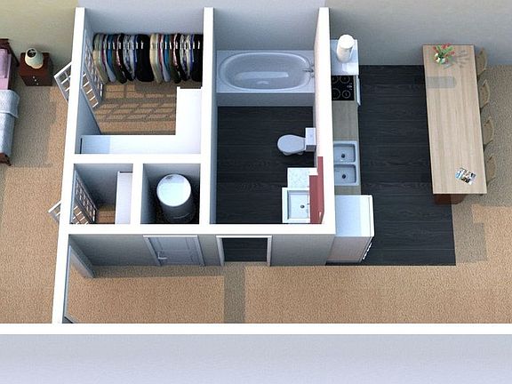 3rd image of 149 Cox St #1B-1Ba-552Sqft