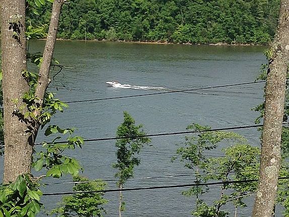 Lake view from deck.