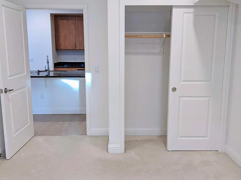 Bedroom-3 complete with extra storage cabinets and closet