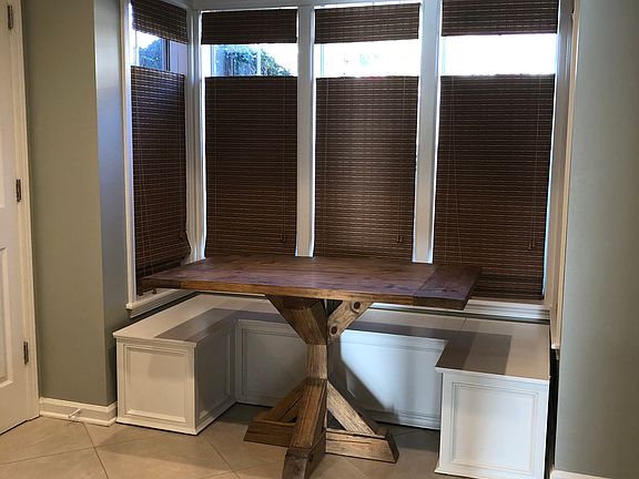 Custom storage bench & table