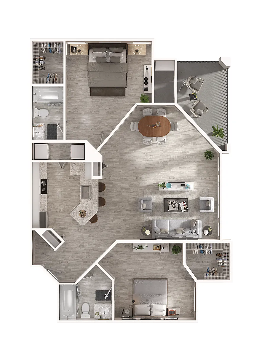 Floor plan B3