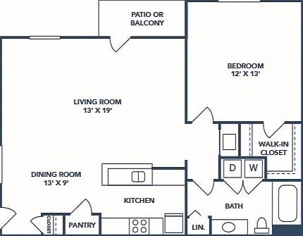 1 Bedroom | 1 Bath | 785 SF 1 Bedroom | 1 Bath | 785 SF