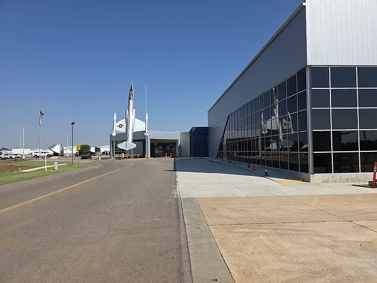 Stafford Air & Space Museum just a block away from Cloud Nine