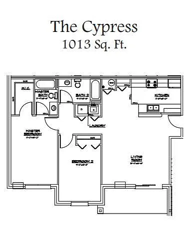 Floor plan The Cypress