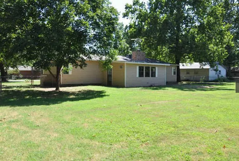 View of home from back yard