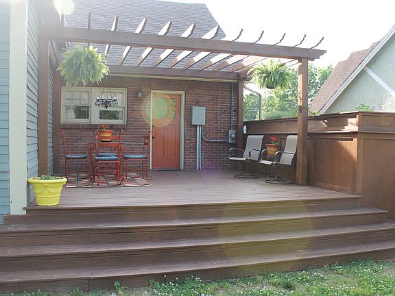 Luxurious Deck with Storage