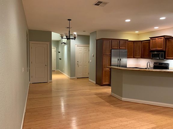Entry, kitchen and dining room.