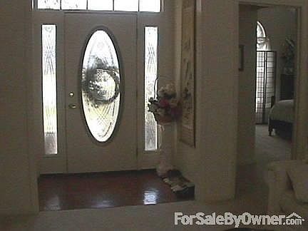 Entrance and the master bedroom