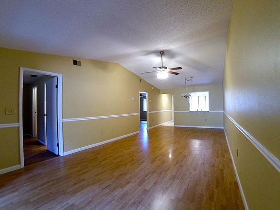 Open floor plan living room/dining room