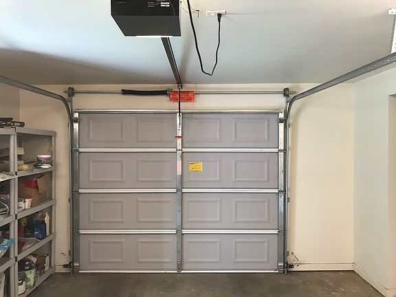 Inside garage