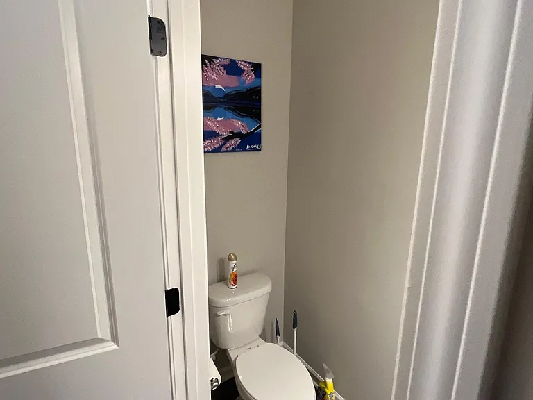 Toilet on the first floor for guests