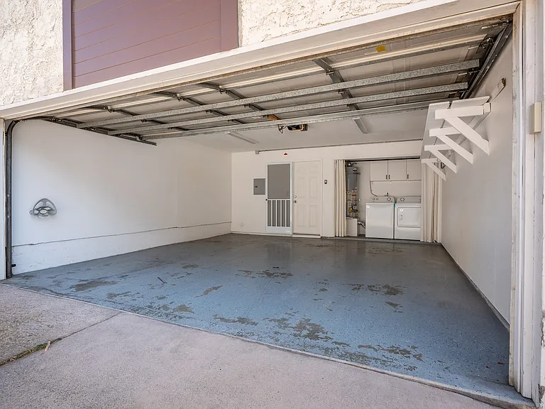 Attached 2 car garage, EV ready.
