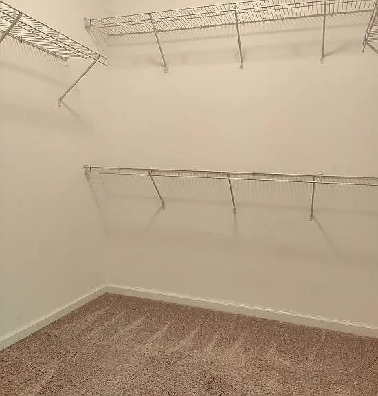 The walk-in closet.