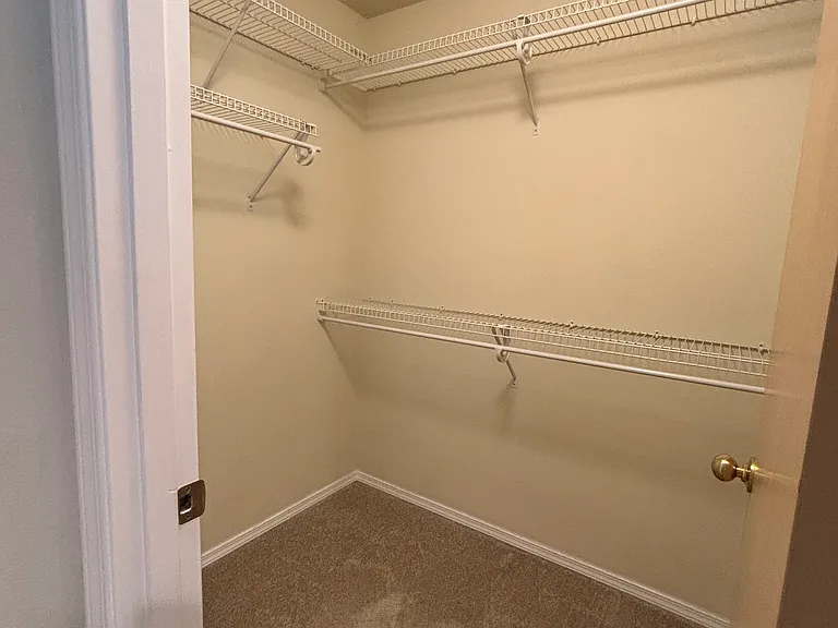 Primary closet