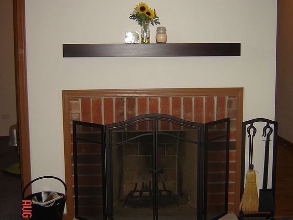 Wood-burning Fireplace