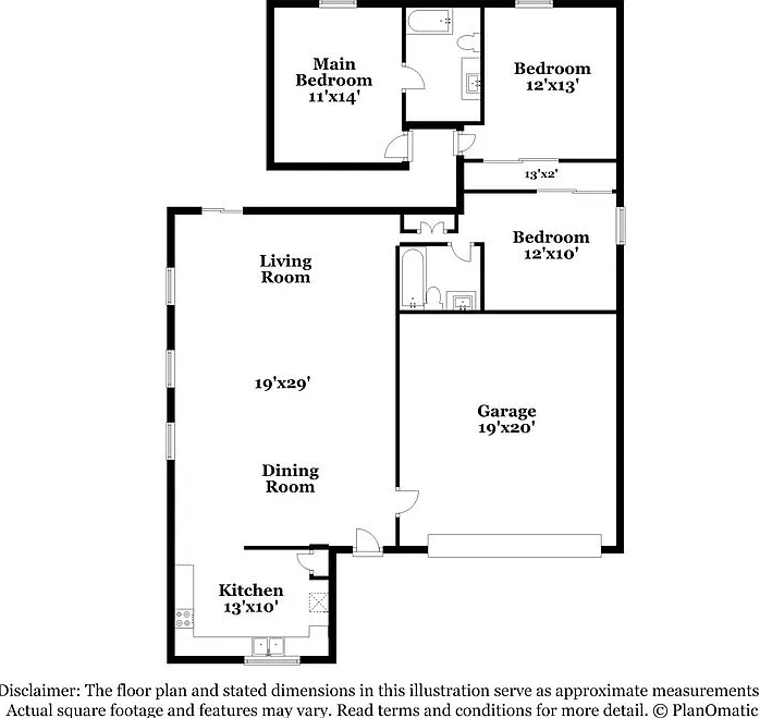 3 bed, 2.0 bath, 1188 sqft, $1,855 — Photo 2