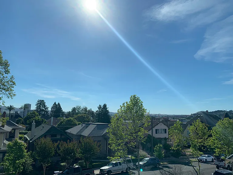 view from the bay windows