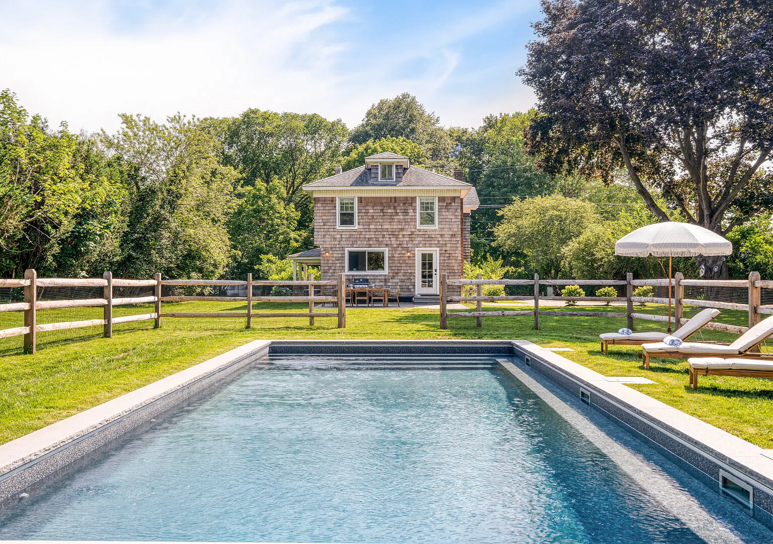Newly Renovated Peconic Retreat w Pool & Beautiful Grounds — Photo 2