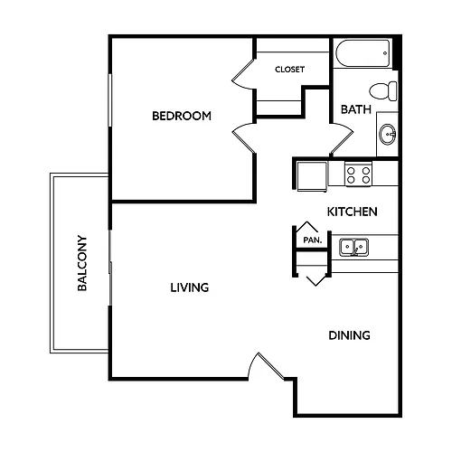 Floor plan Bur Oak