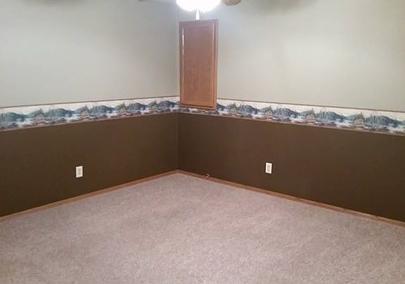 Living area in the basement