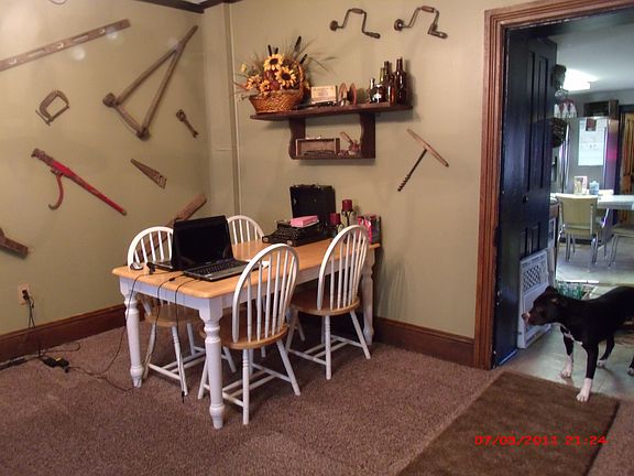 dining room/new carpet