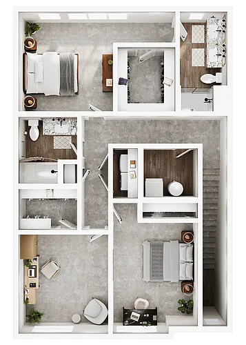 Floor plan Townhomes at Preserve