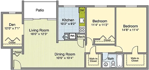 Floor plan Persian - with Den