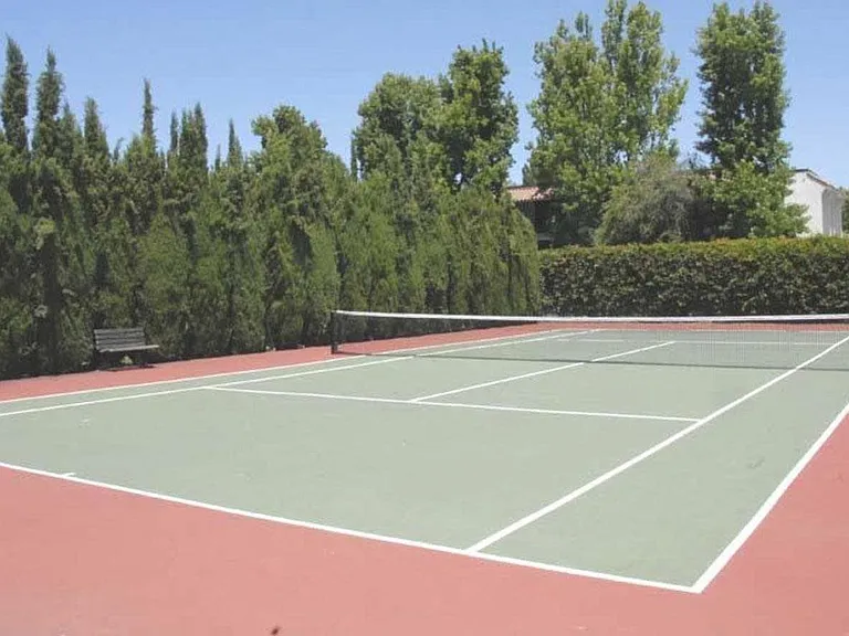 Tennis court.