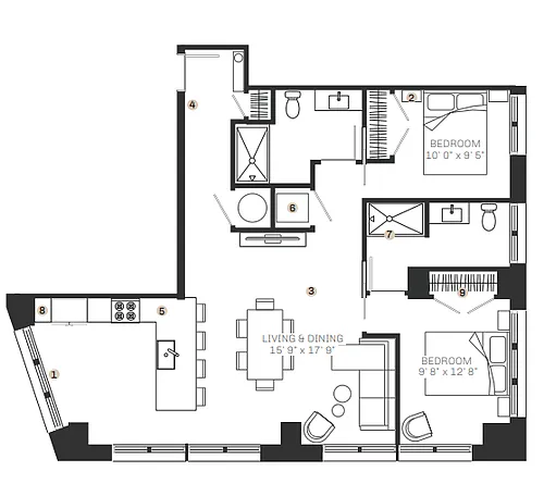 Floor plan B1