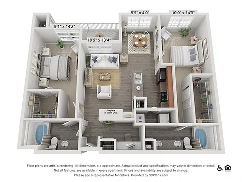 Floor plan Fairchild