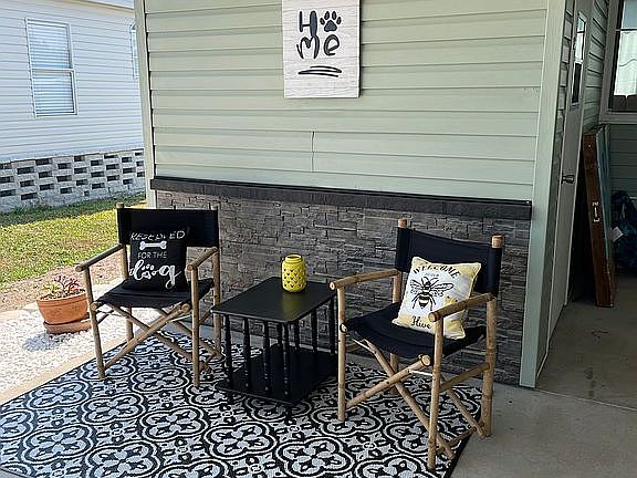 Outside patio