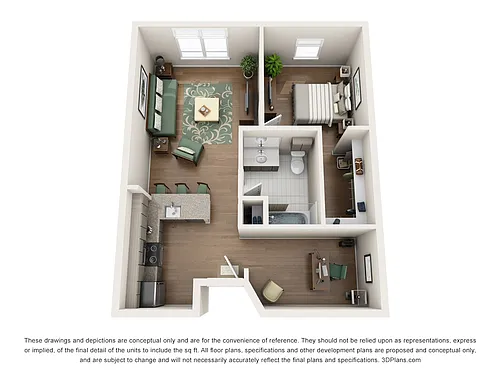 Floor plan 105