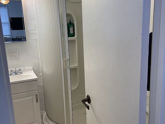 Clean, updated bathroom with shower.