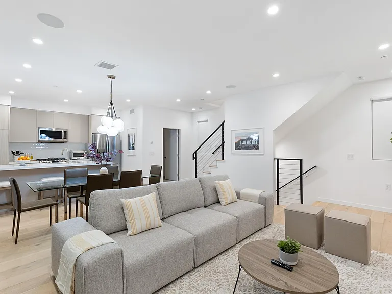 Living space on main level with new, high end finishings.