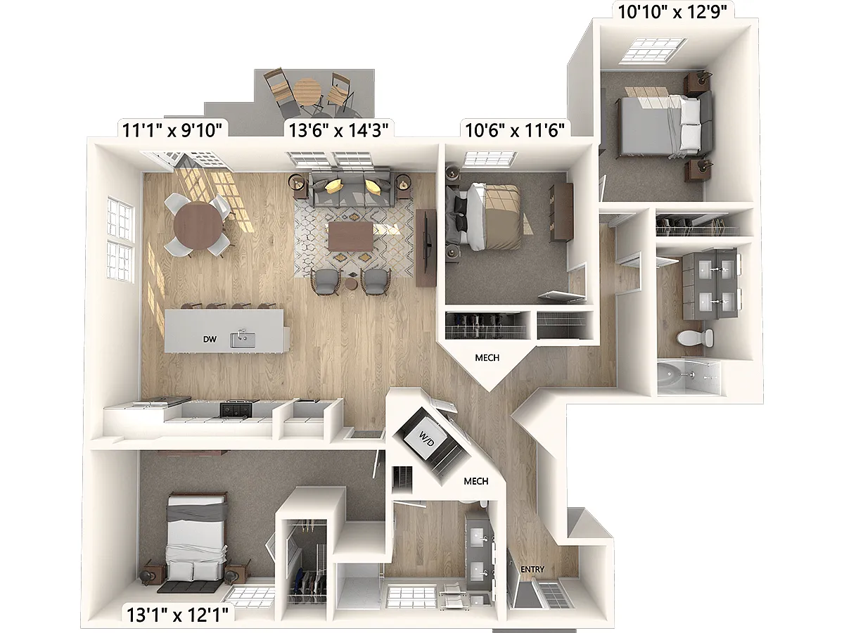 Floor plan C4