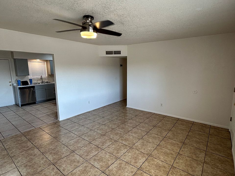 Front room and kitchen view