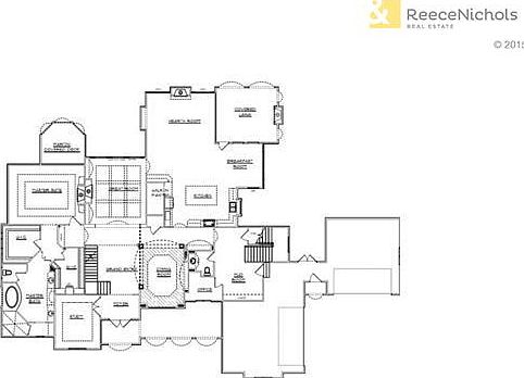 Spacious First Floor includes master suite with martini deck, st