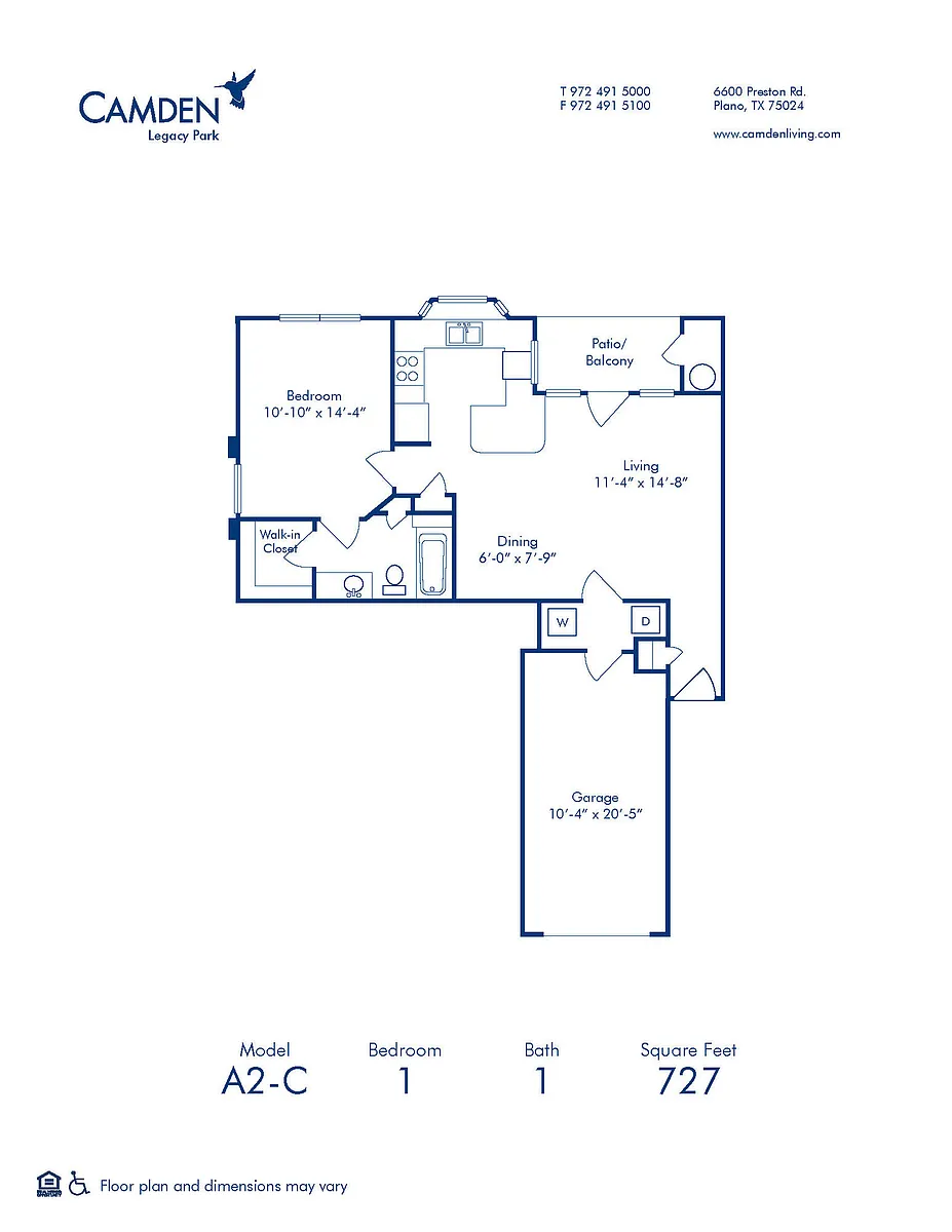 Floor plan A2C