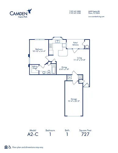Floor plan A2C