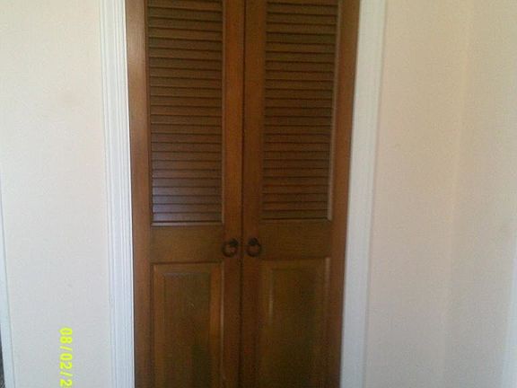 Closet at entry foyer