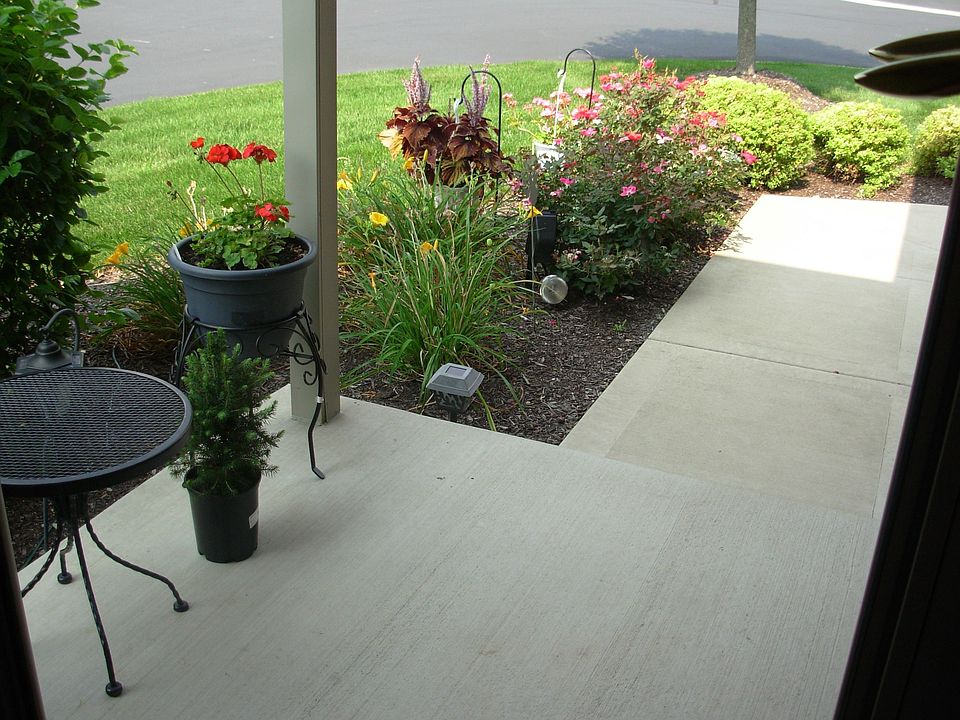 Walk way to front door