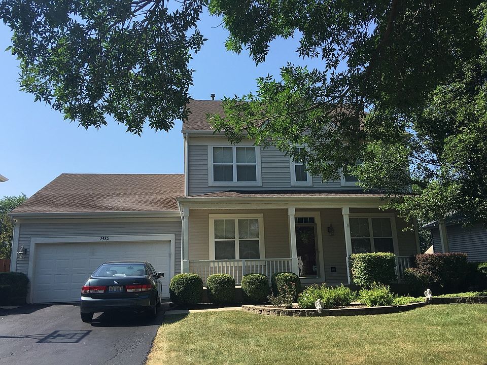 Front View with a porch.