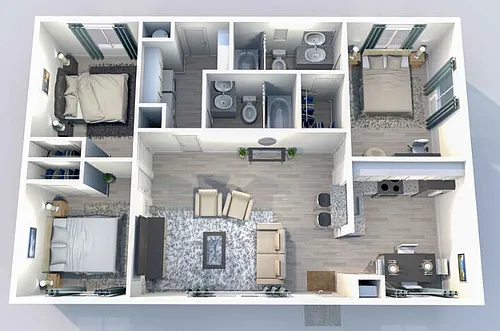 Floor plan The 1280