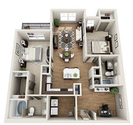 Floor plan Palm Regency