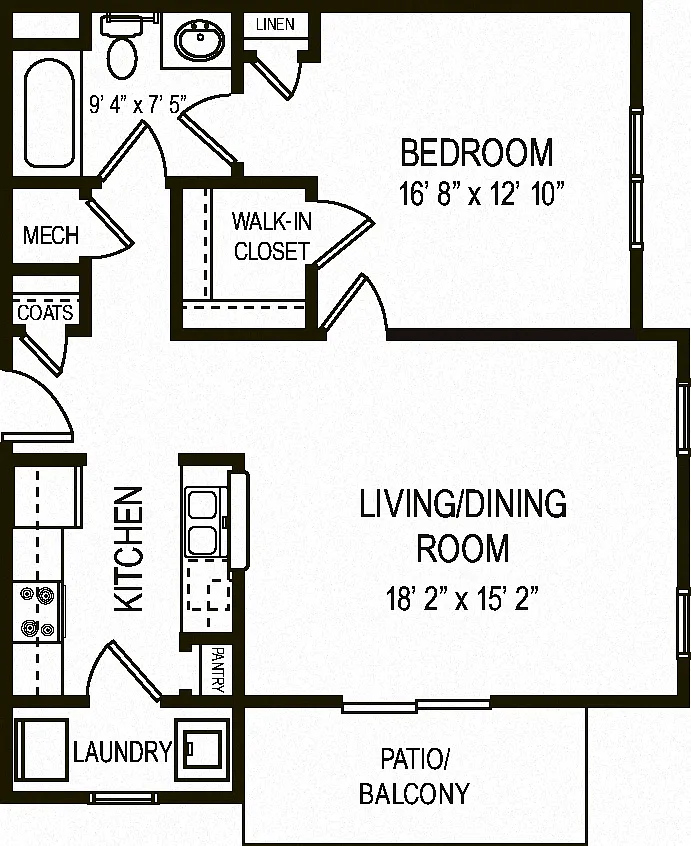 Floor plan The Brookside