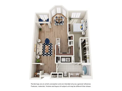 Floor plan 1X1