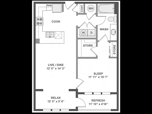 Floor plan Habersham