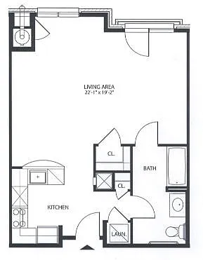Floor plan E1