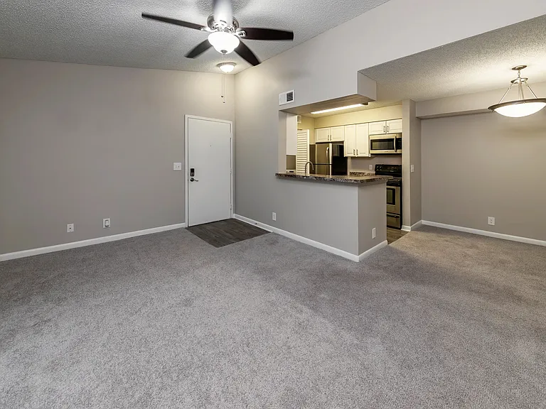 Discover elevated entertaining in the Endeavor floor plan as the living room effortlessly blends into the kitchen and dining area.